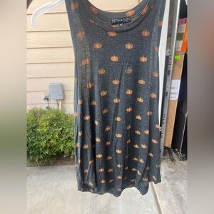 WOMENS Halloween pumpkin tank top size XS